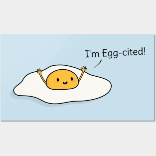 Cute and Funny Egg Pun T-Shirt Posters and Art